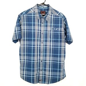 Tony Hawk Blue Plaid Shirt